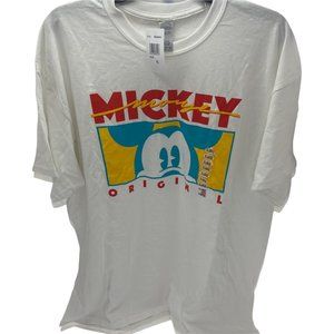 Disney Mickey Mouse Original Men’s T-Shirt Size X-Large White NWT